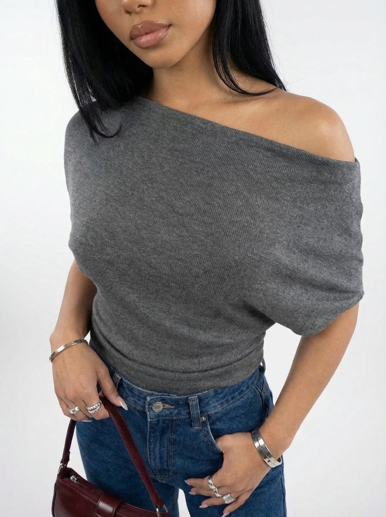 One-Shoulder Top - Women – Malionz, Feel it, Malionz.com