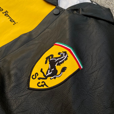 Black And Yellow Ferrari Jacket - Unisex