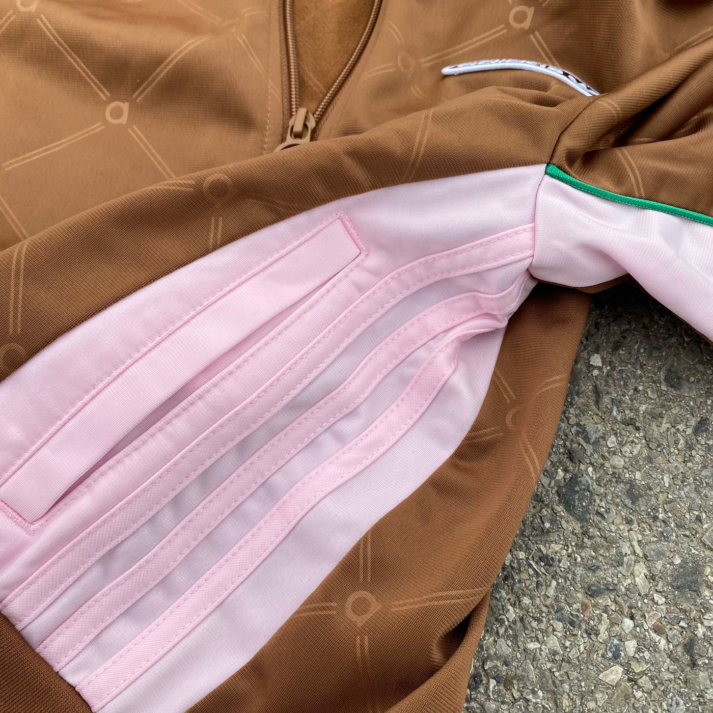 Adidas Pink Brown Workout Jacket - Women