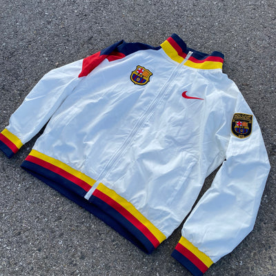 Fc Barcelona Vintage Jacket - Unisex