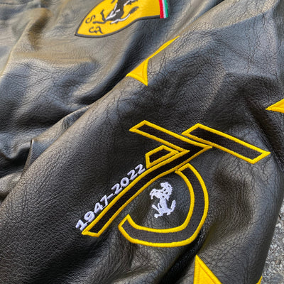 Black And Yellow Ferrari Jacket - Unisex