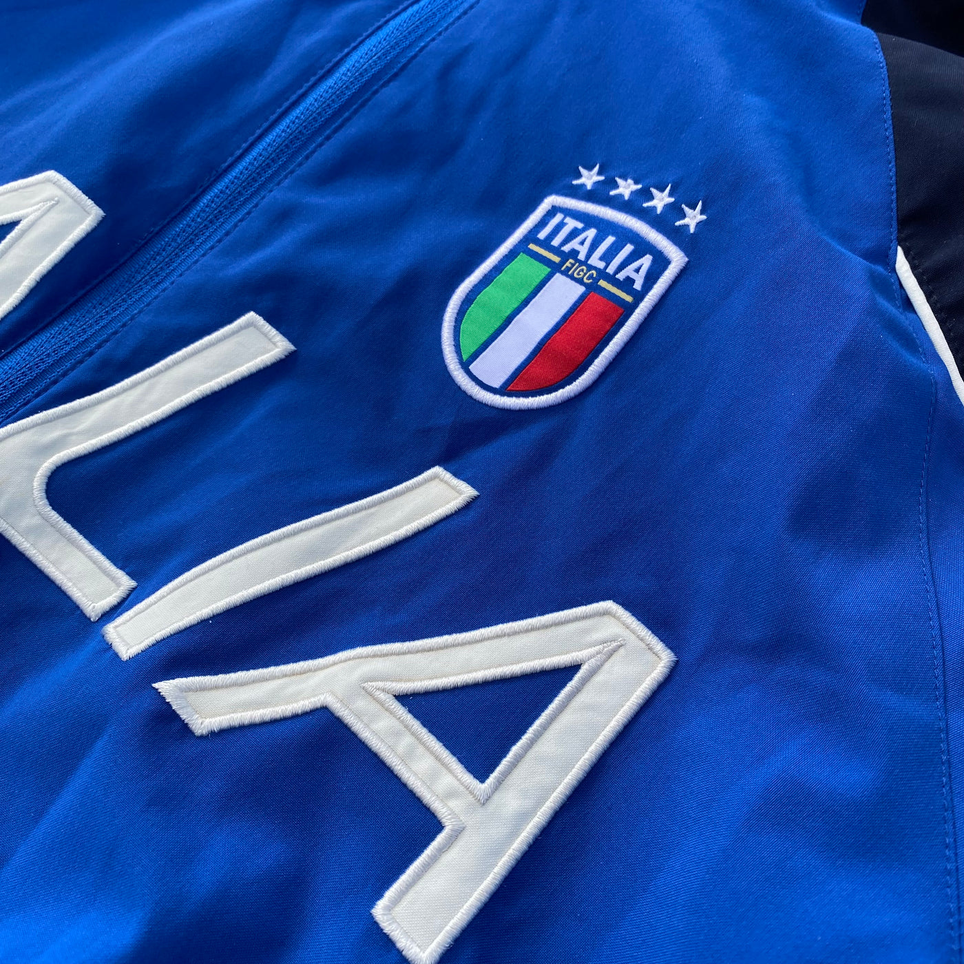 Italy Football Jacket Blue - Unisex