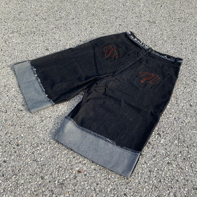 Distressed Baggy Shorts - Unisex