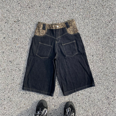 Snake Leather Shorts - Unisex