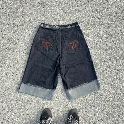 Distressed Baggy Shorts - Unisex