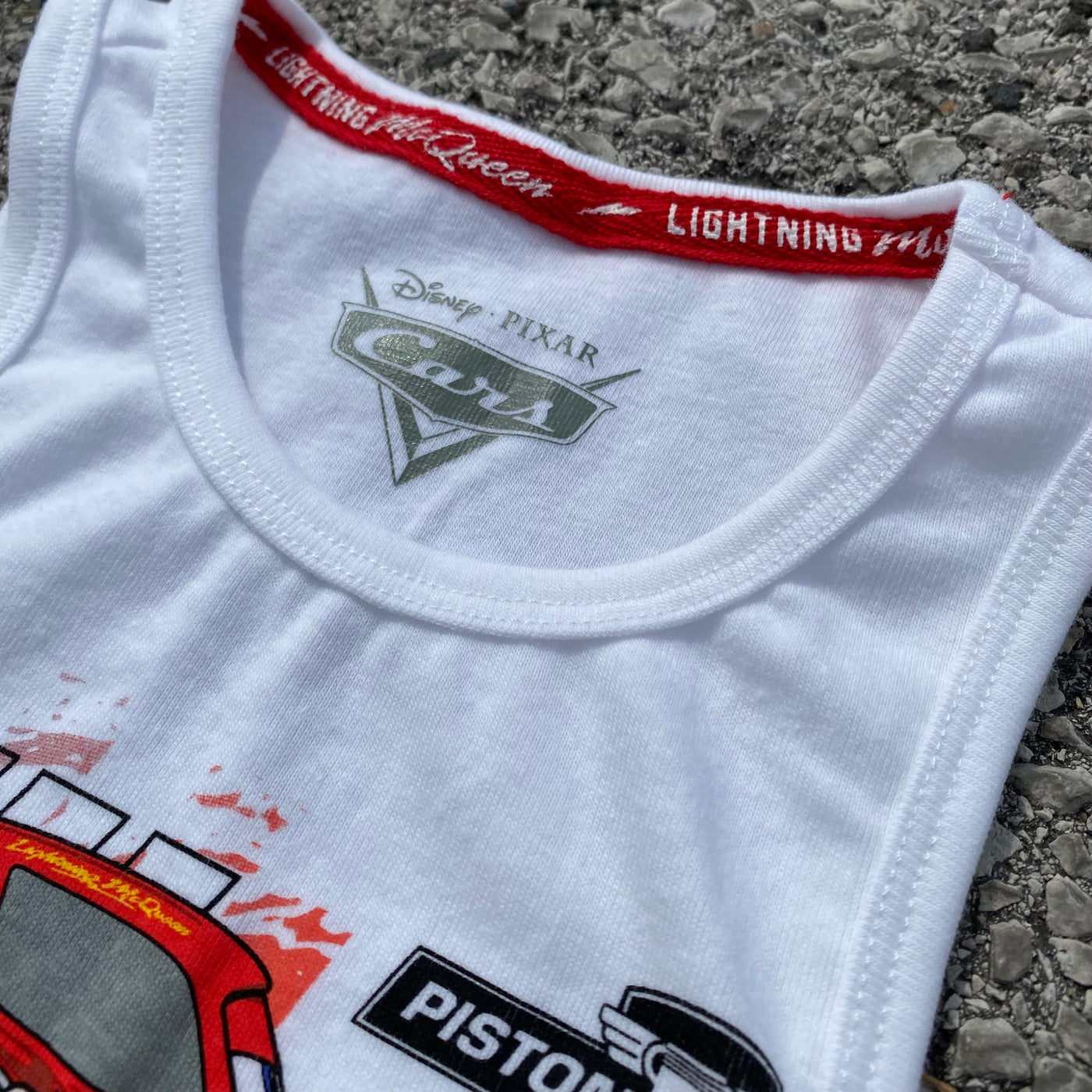 Lightning McQueen White Top - Women