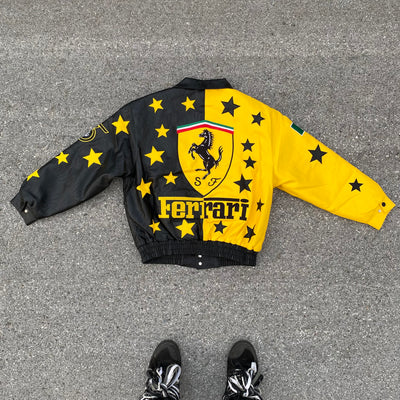 Black And Yellow Ferrari Jacket - Unisex