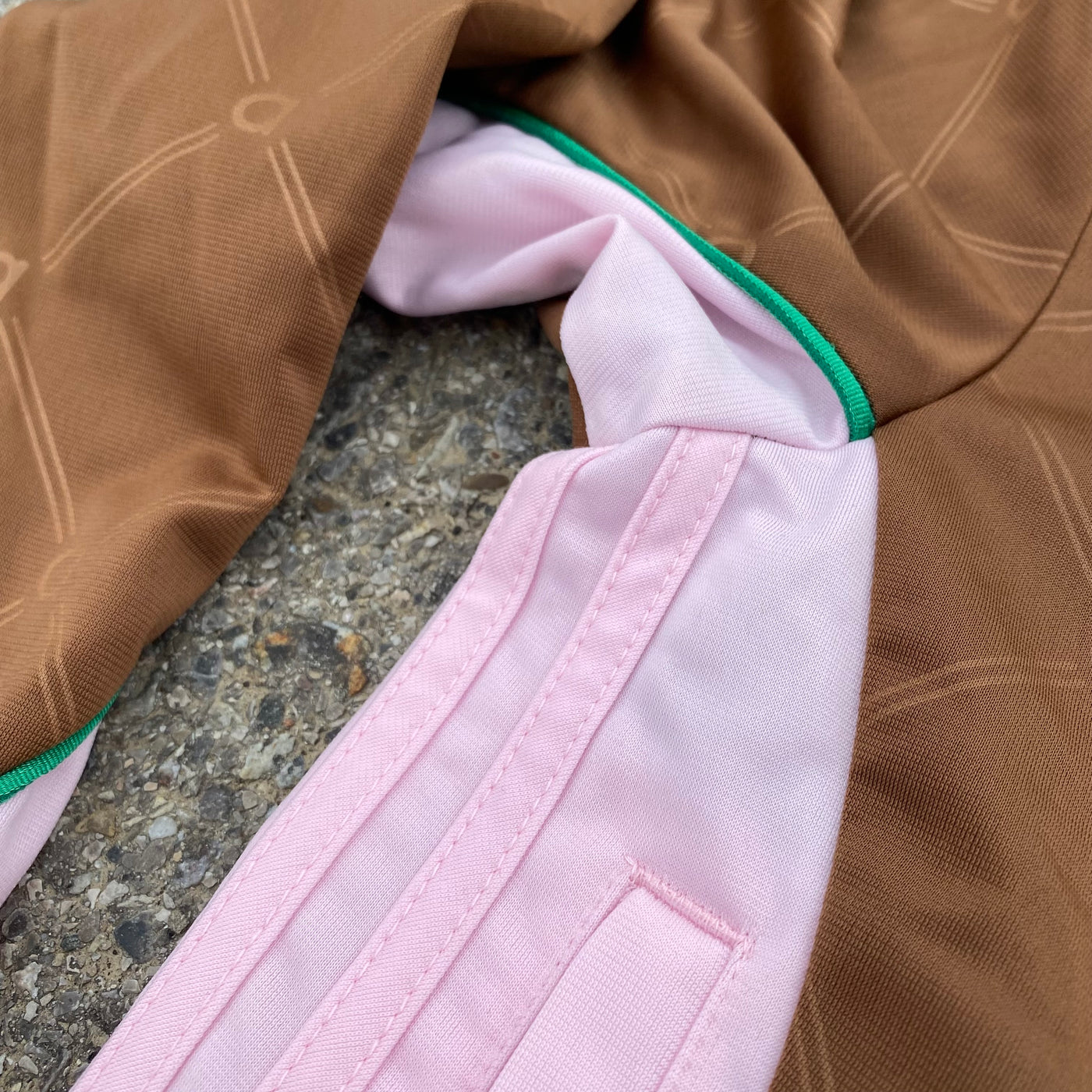 Adidas Pink Brown Workout Jacket - Women