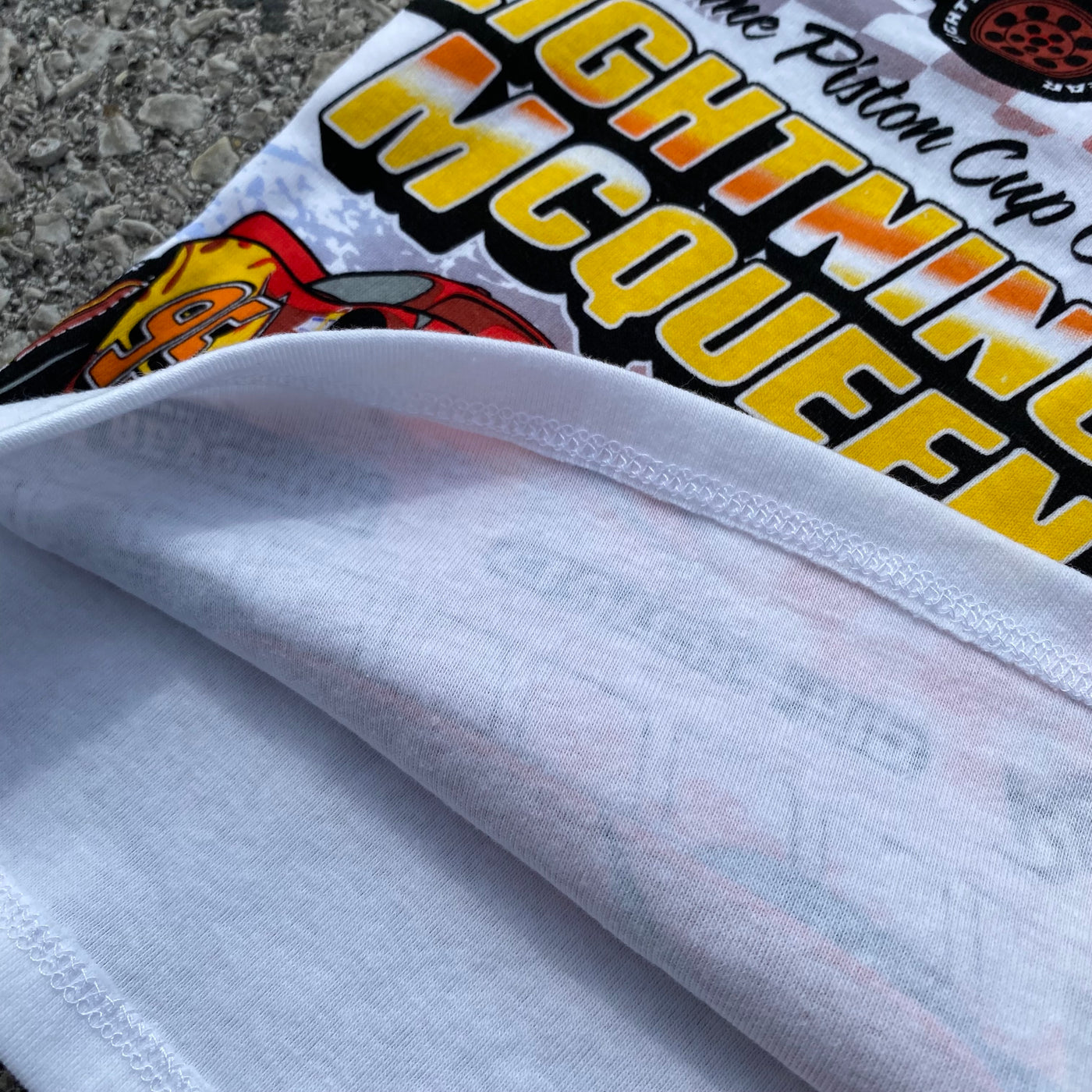 Lightning McQueen White Top - Women