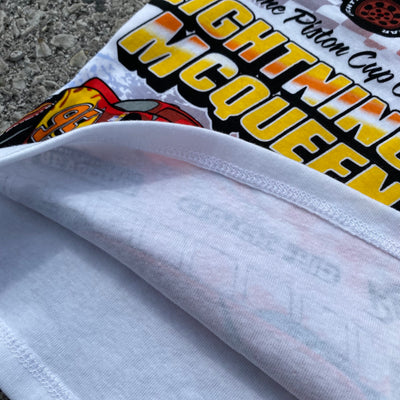Lightning McQueen White Top - Women
