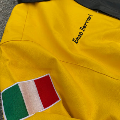 Black And Yellow Ferrari Jacket - Unisex