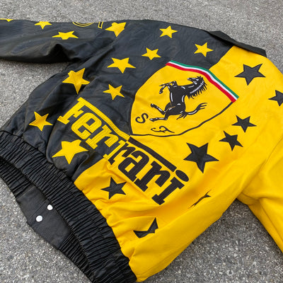 Black And Yellow Ferrari Jacket - Unisex