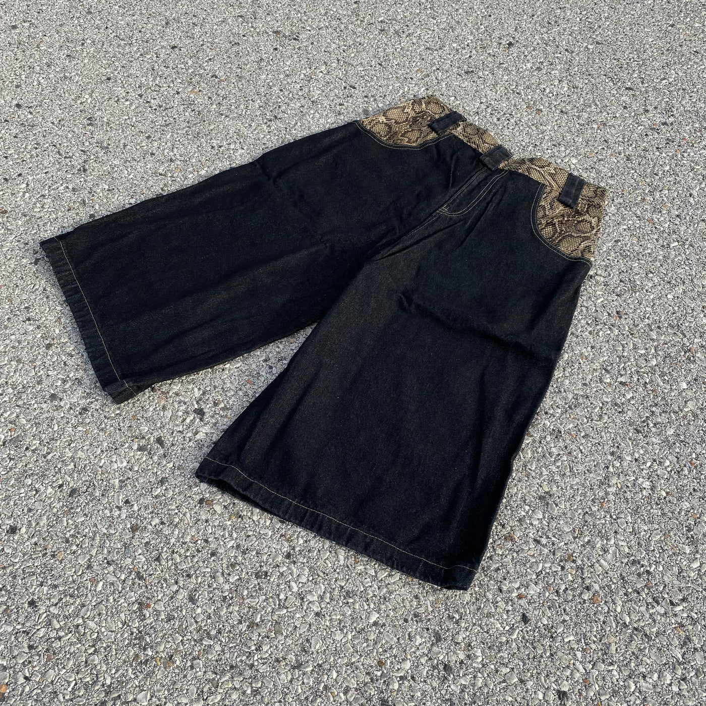 Snake Leather Shorts - Unisex