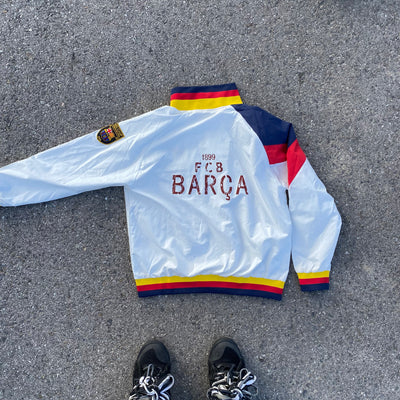 Fc Barcelona Vintage Jacket - Unisex