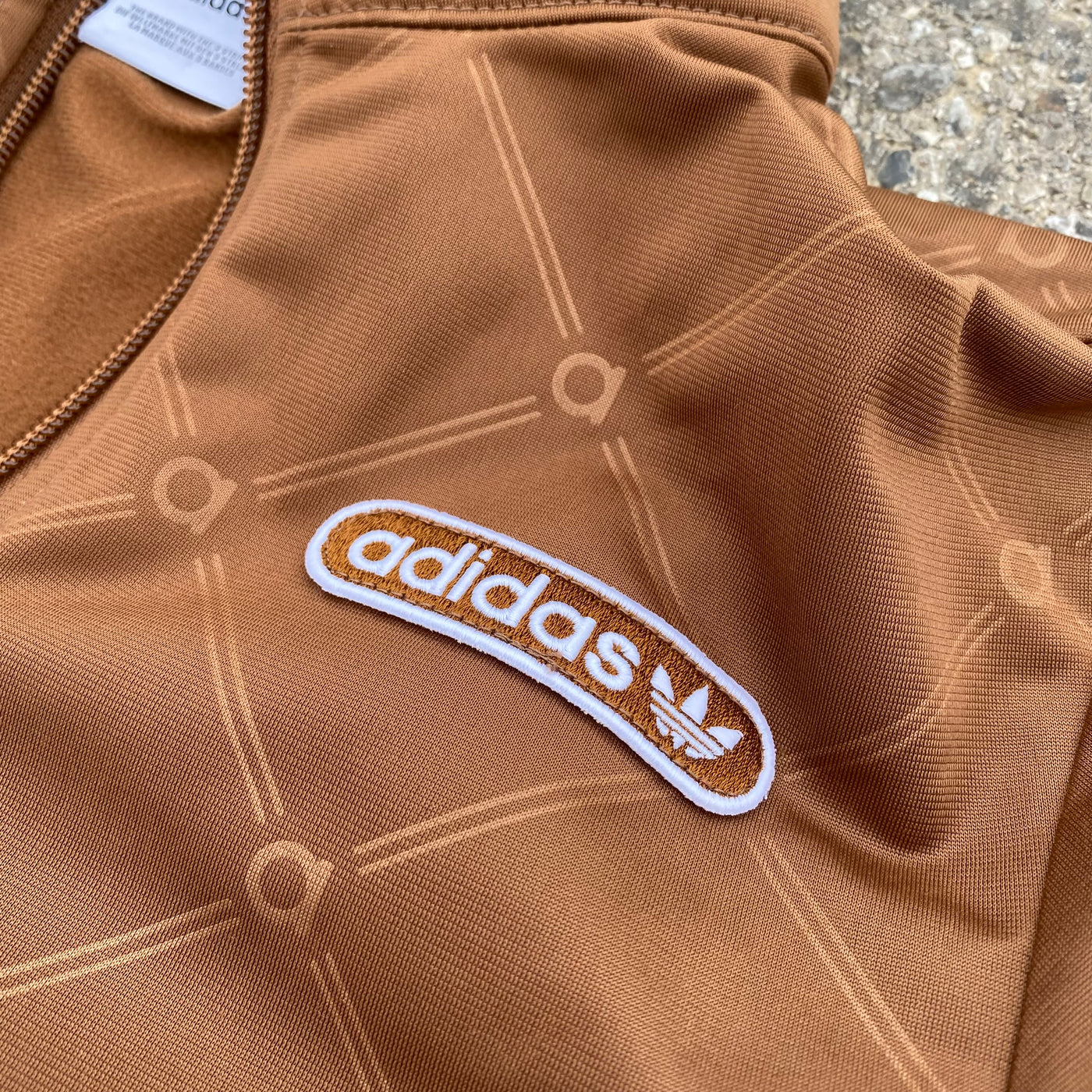 Adidas Pink Brown Workout Jacket - Women