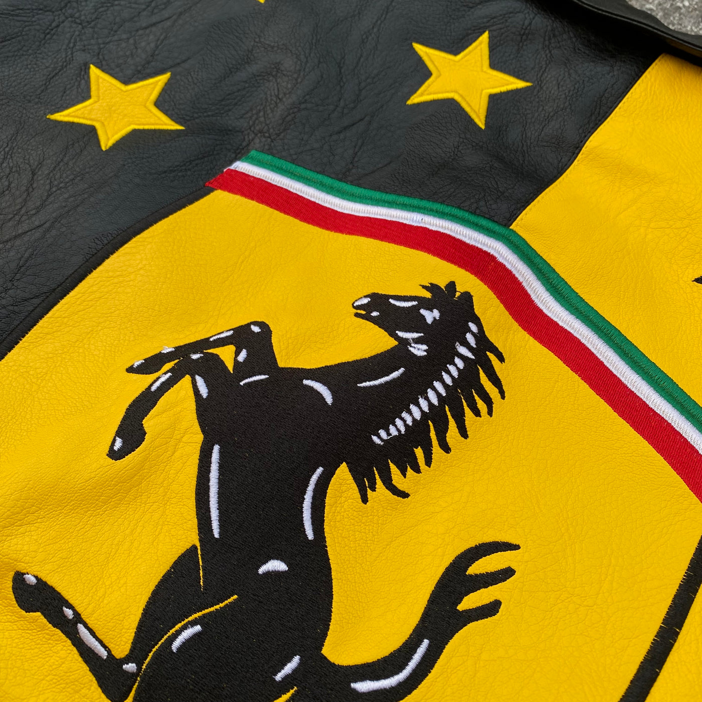 Black And Yellow Ferrari Jacket - Unisex