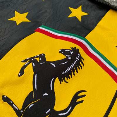 Black And Yellow Ferrari Jacket - Unisex