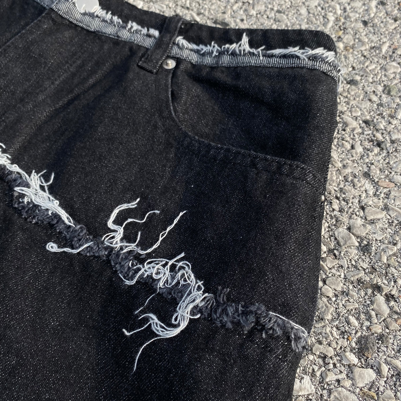 Distressed Baggy Shorts - Unisex