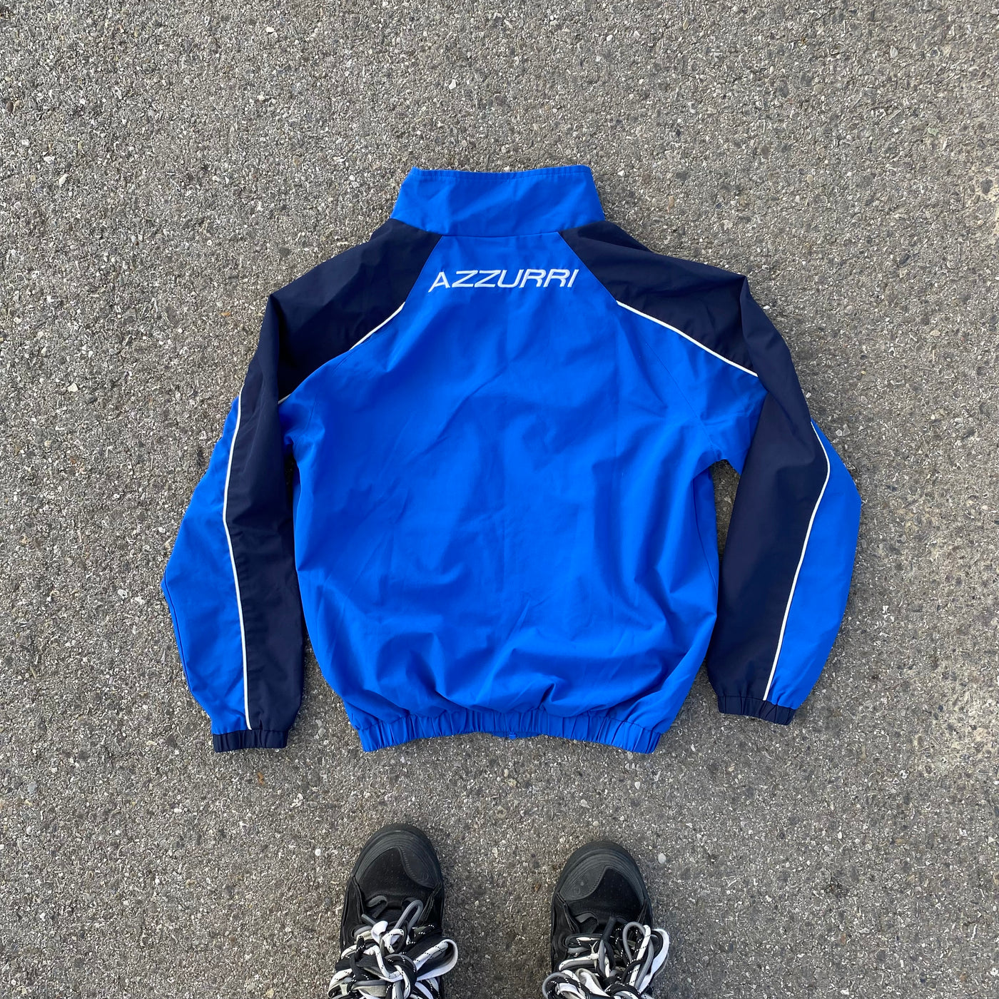 Italy Football Jacket Blue - Unisex