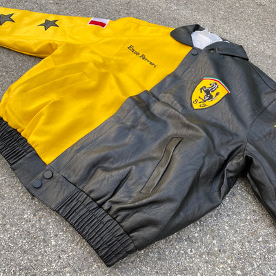 Black And Yellow Ferrari Jacket - Unisex
