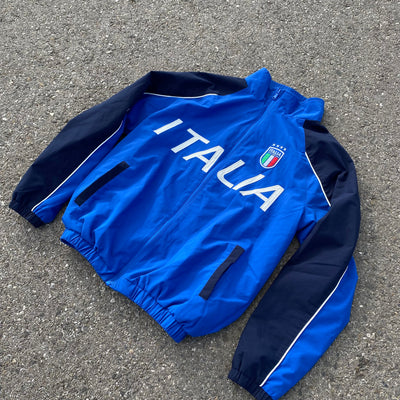 Italy Football Jacket Blue - Unisex