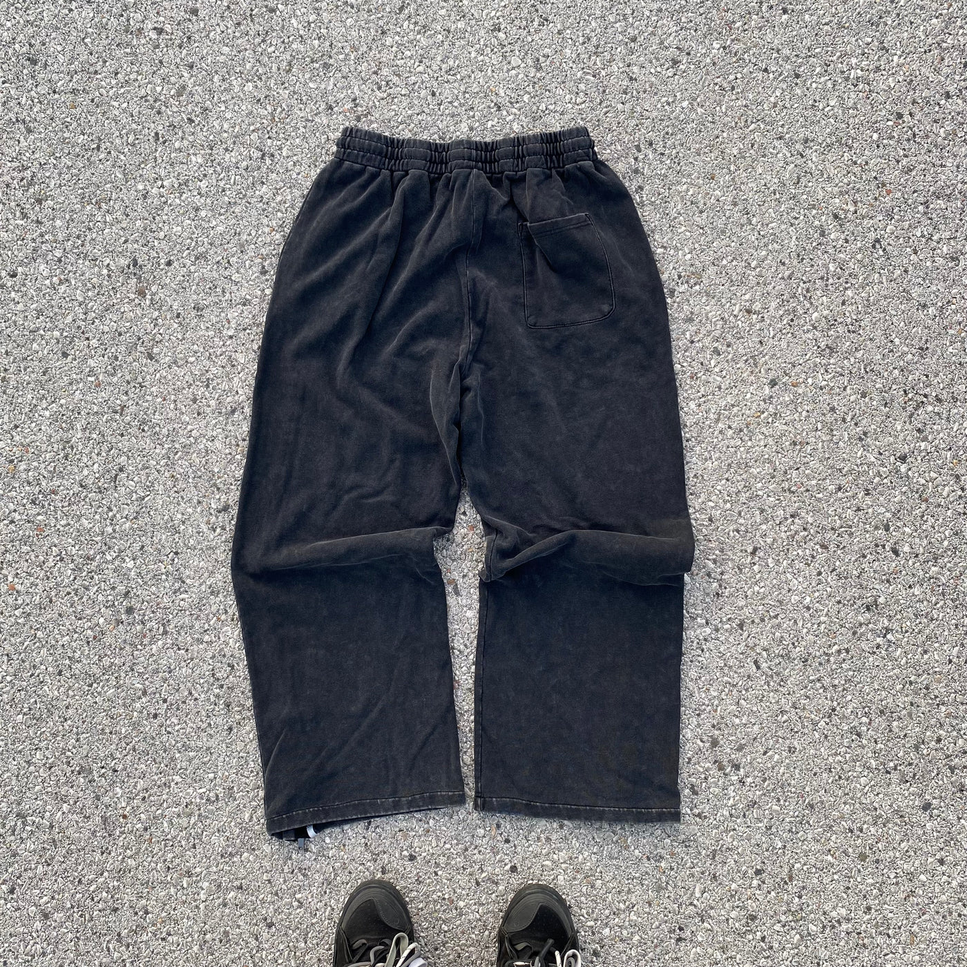 Grey Striped Jogger Pants - Unisex