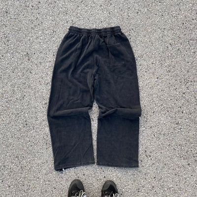 Grey Striped Jogger Pants - Unisex