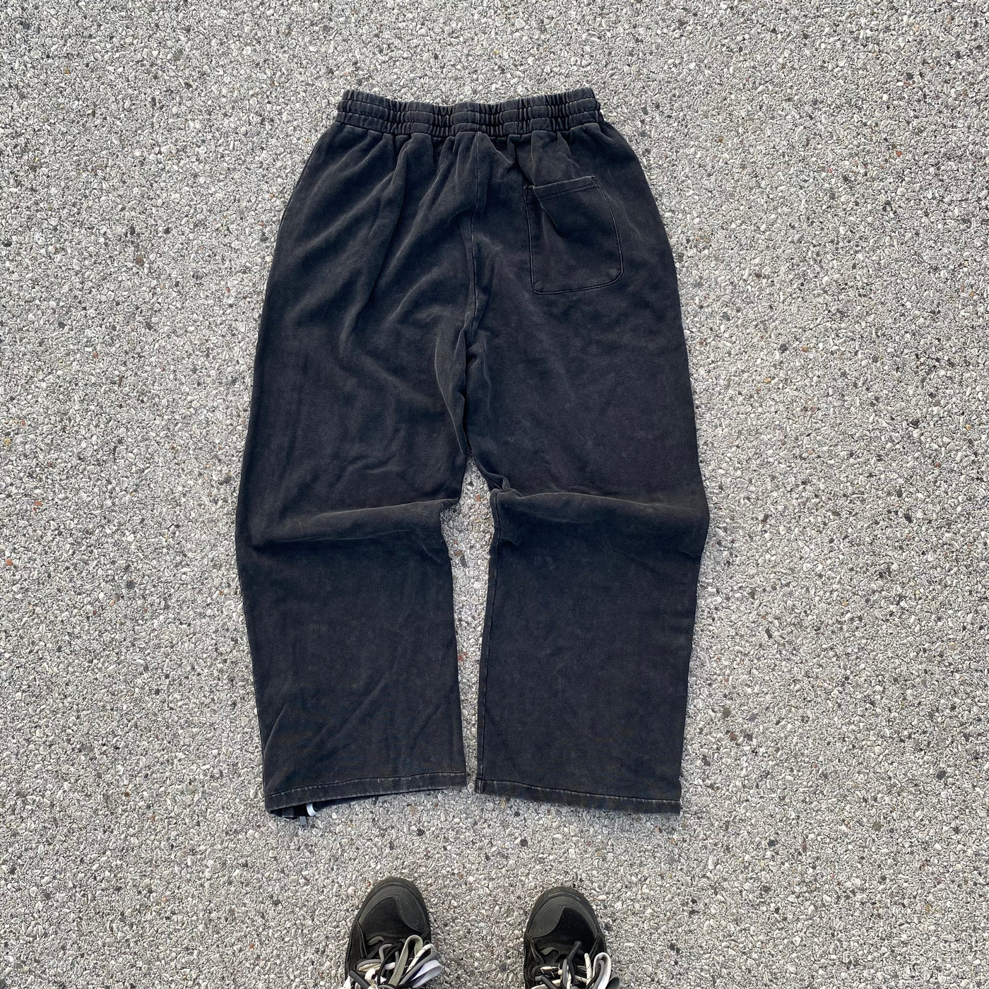 Grey Striped Jogger Pants - Unisex