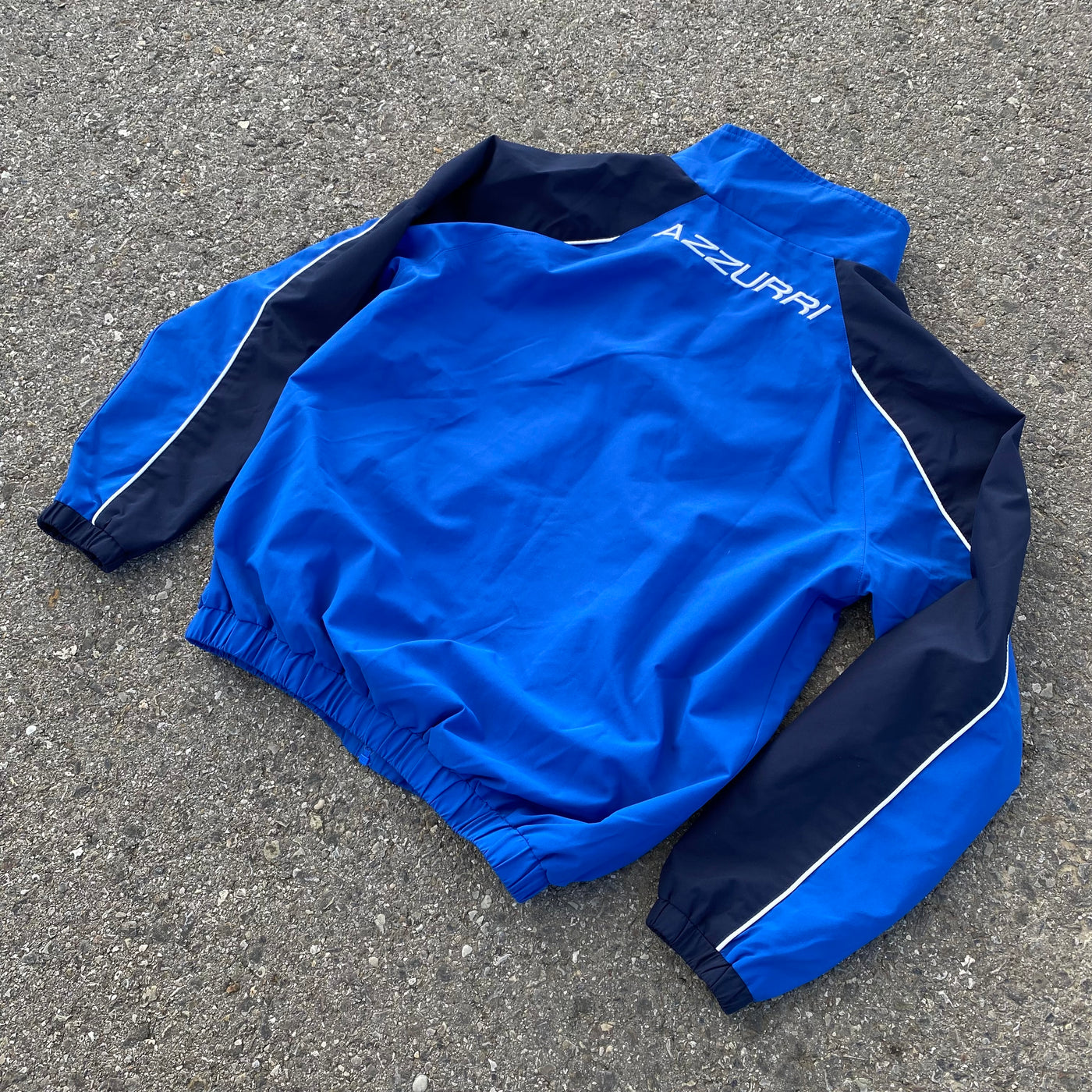 Italy Football Jacket Blue - Unisex