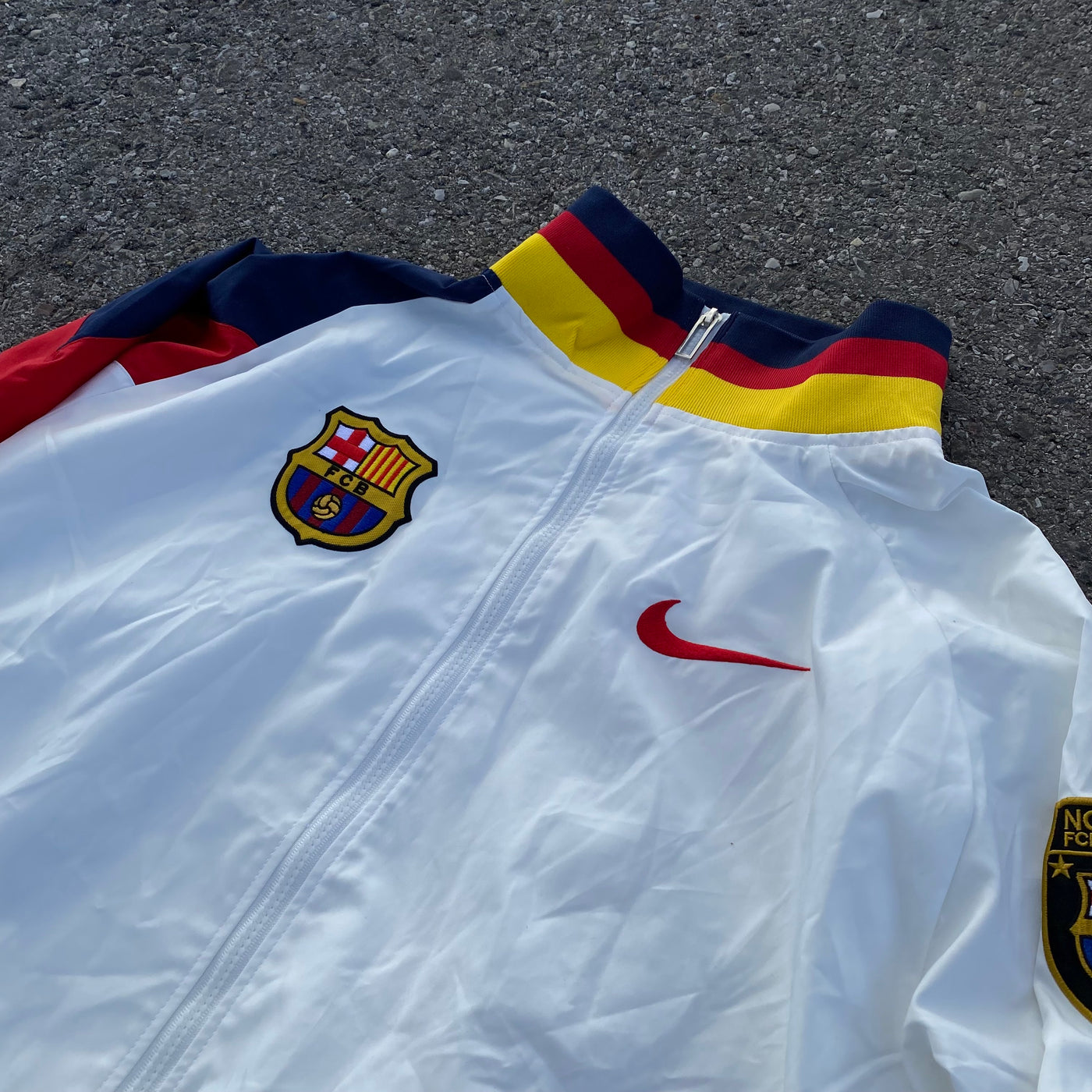 Fc Barcelona Vintage Jacket - Unisex