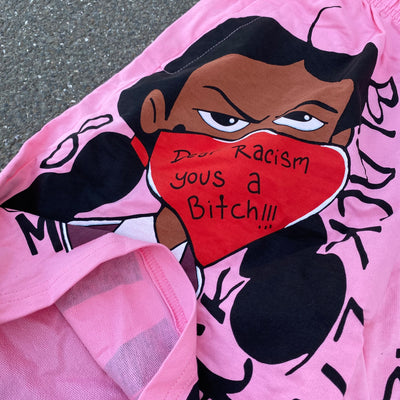 Black Lives Matter Shorts Pink - Unisex