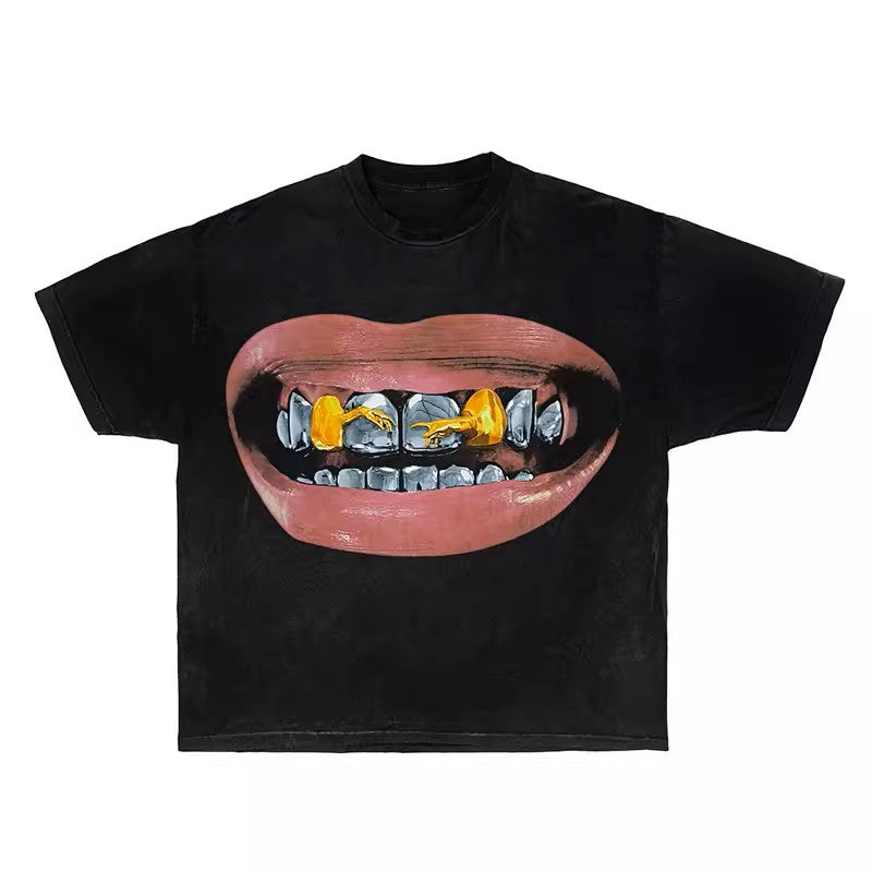 Gold Smile Teeth T-Shirt - Unisex