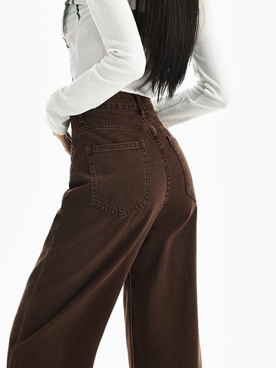 Brown Straight Jeans - Women