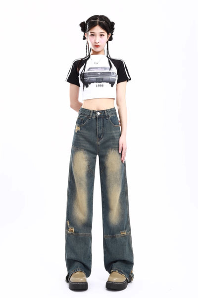 Retro Street Jeans - Women