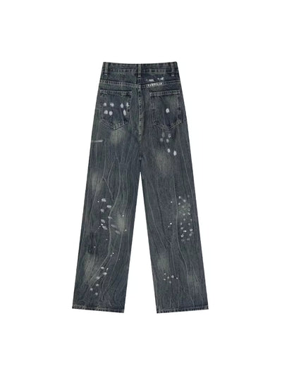 Retro Inked Jeans - Unisex