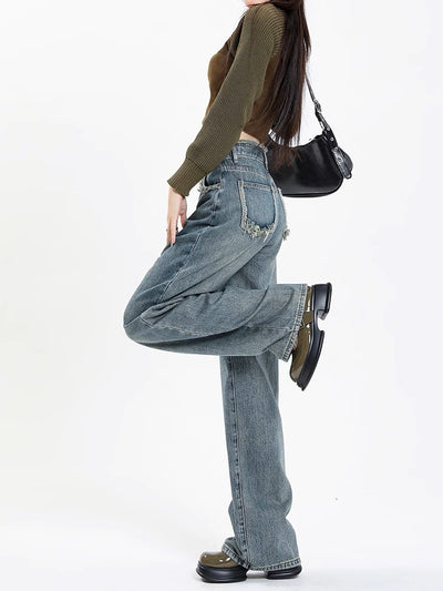 Wide Leg Jeans - Women