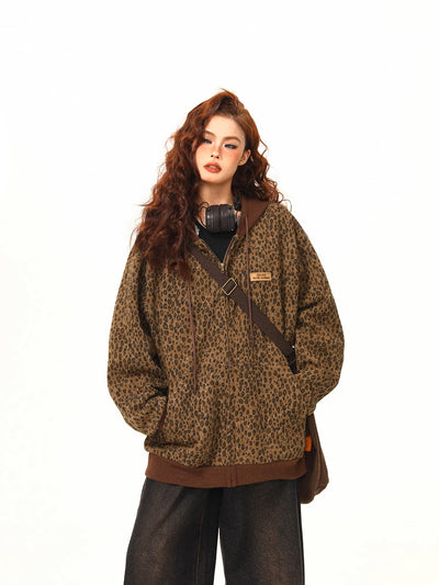 Leopard Zipper - Women