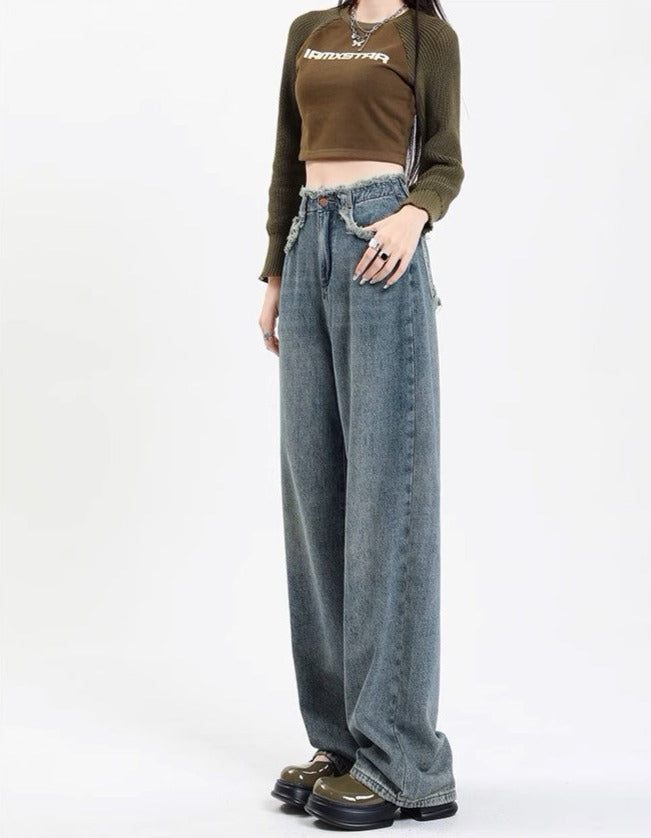 Wide Leg Jeans - Women