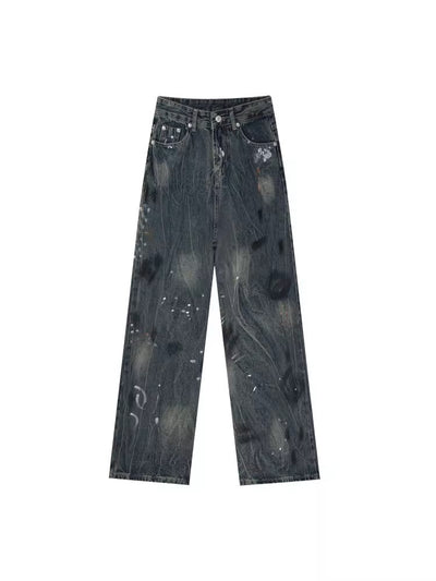 Retro Inked Jeans - Unisex