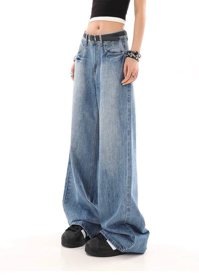 Blue Retro Jeans -  Women