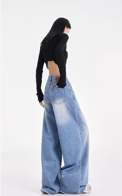 Huge Baggy Jeans - Women