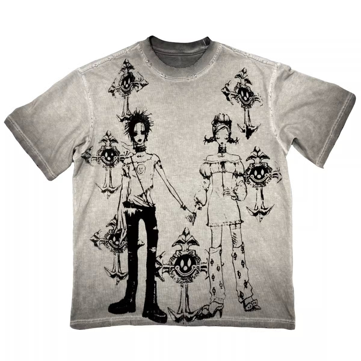 Gothic Couple T-Shirt - Unisex