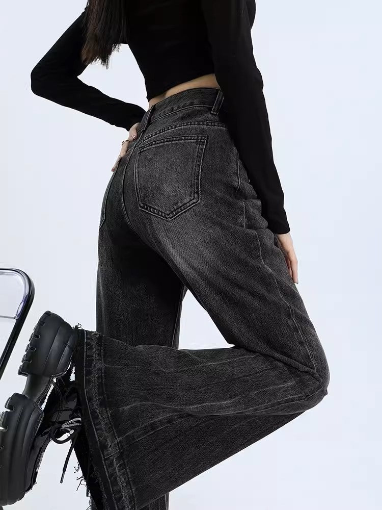 High Waist Flared Jeans - Women