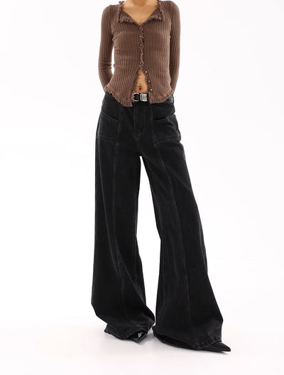 Loose Flared Jeans - Women