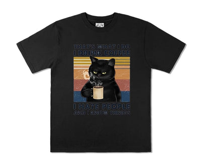 Cat Coffee T-Shirt - Unisex