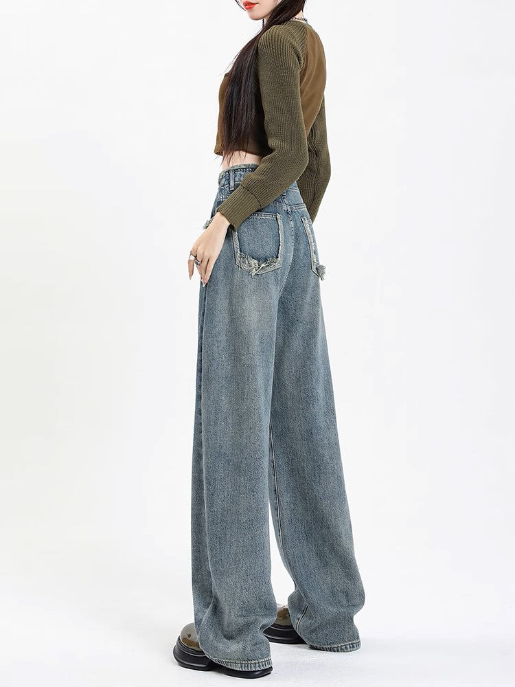 Wide Leg Jeans - Women