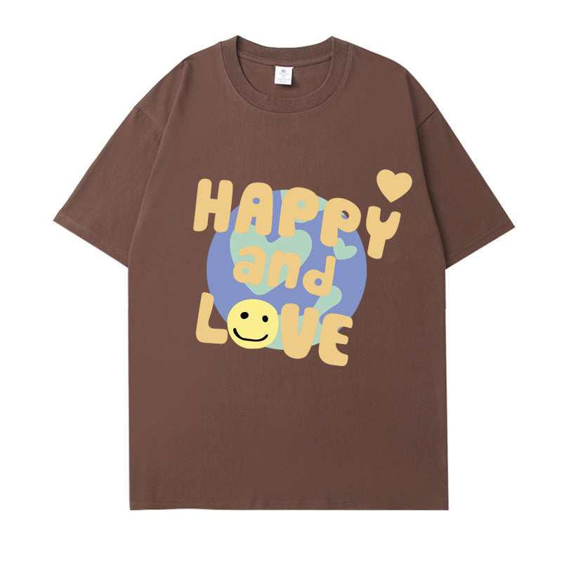 Happy And Love T-Shirt - Unisex