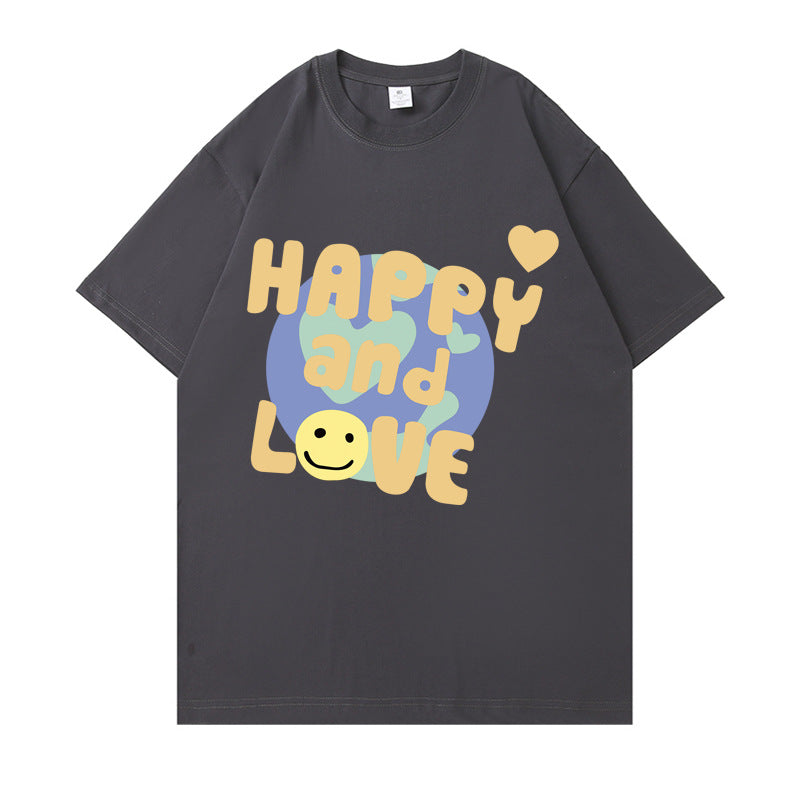 Happy And Love T-Shirt - Unisex