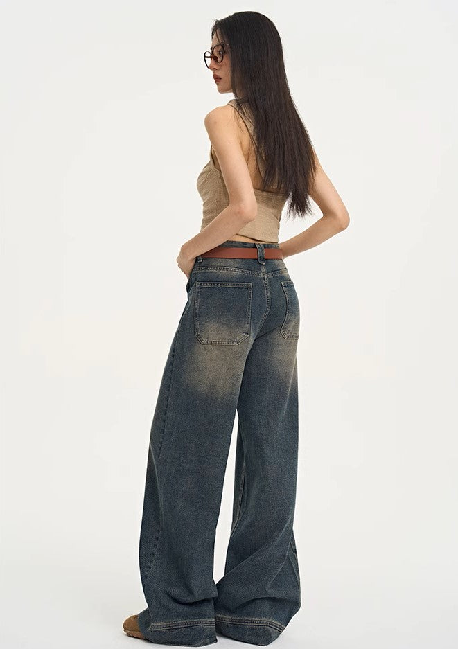 Long Retro Jeans - Women