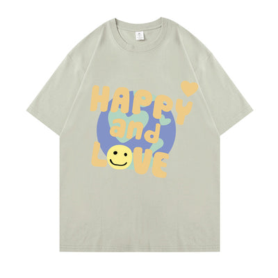 Happy And Love T-Shirt - Unisex